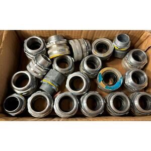 Lot of 37 Appleton & More Screw Insulated Connector Steel